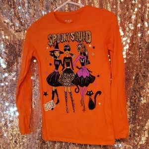 Girls Halloween LS tshirt